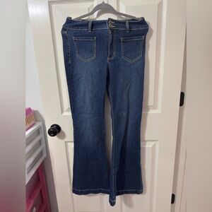 Sneak Peek Indigo Wide Leg Jeans